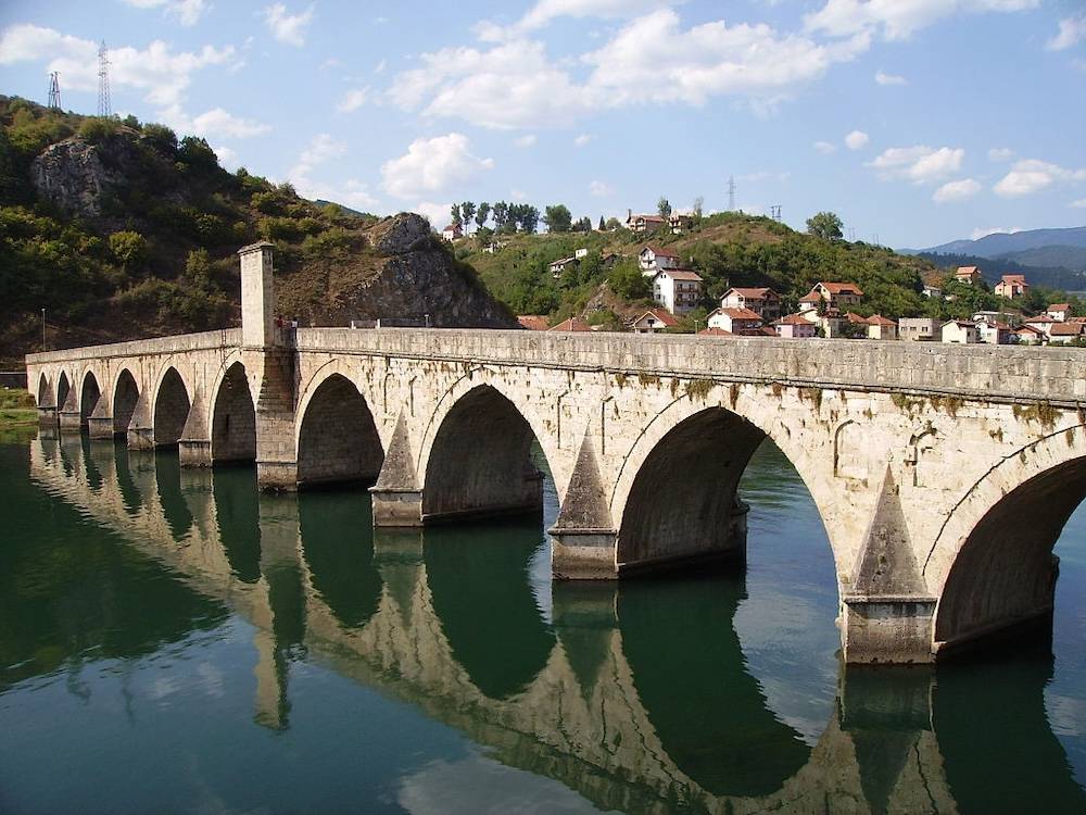 Mehmed Paša Sokolović Bridge, an Ottoman-era river crossing in the Drina valley