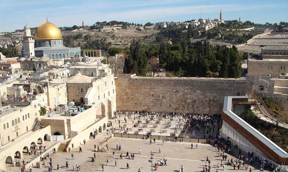 western wall sacred geography