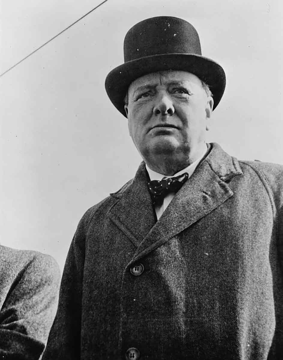 winston churchill bowler hat pic