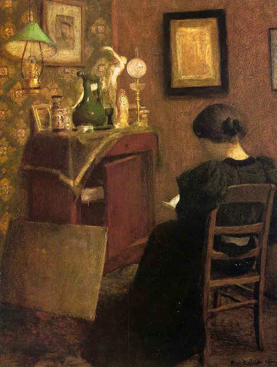 woman reading henri matisse