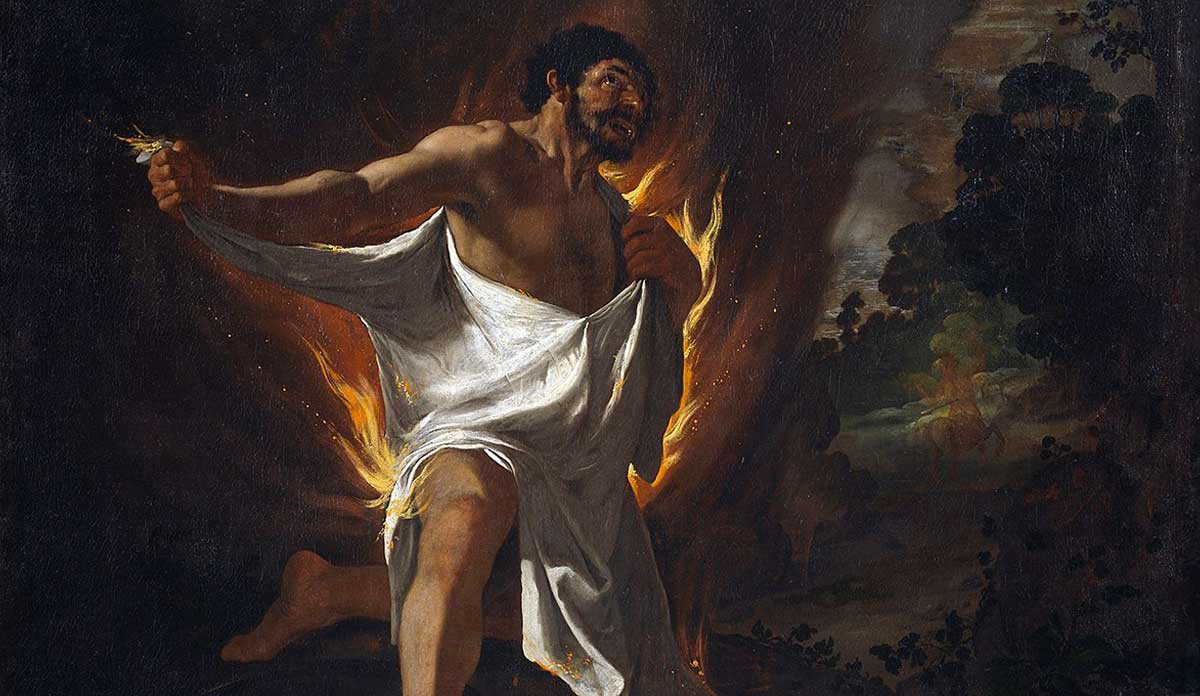 zurbaran death heracles painting