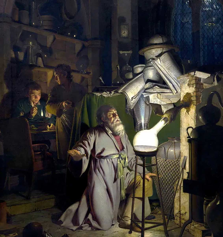 Alchemist Philosopher Stone Joseph Wright Derby