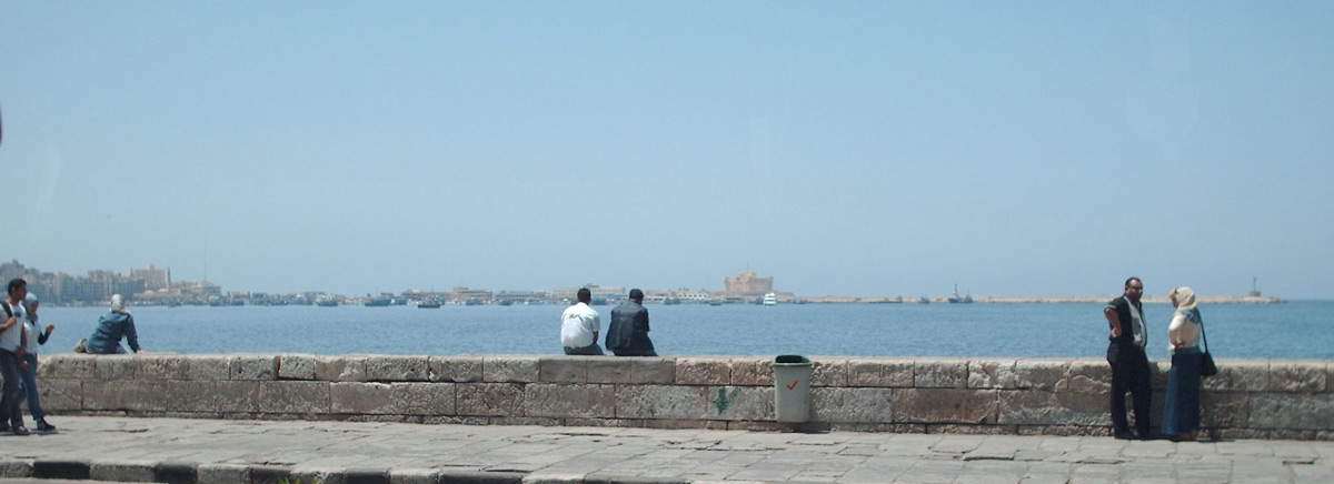 Alexandria harbor modern