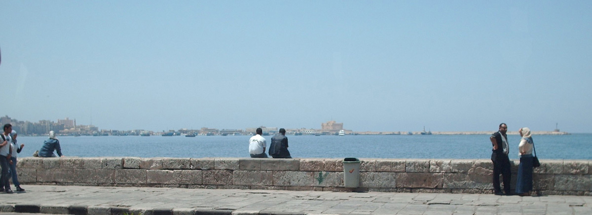 Alexandria harbor modern