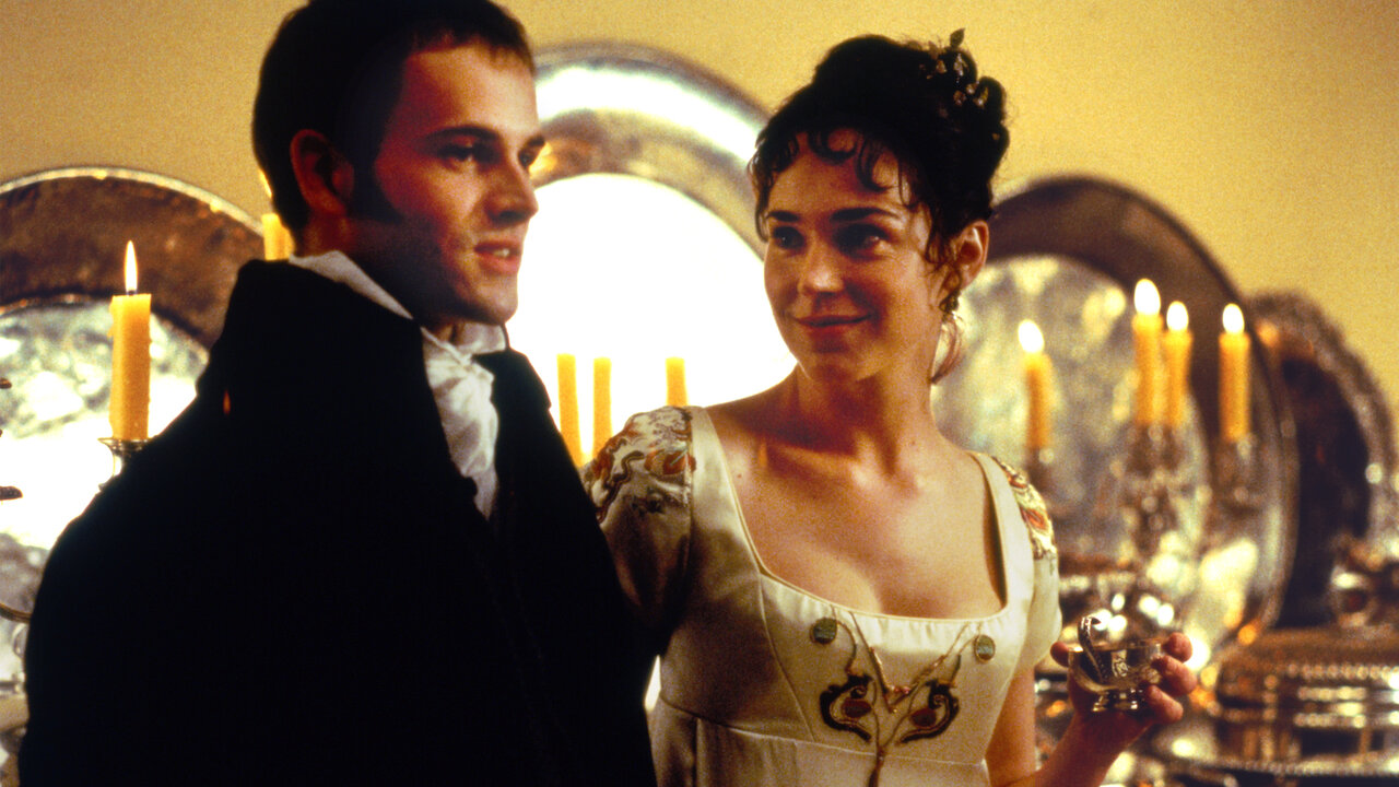 Frances O'Connor and Johnny Lee Miller in "Mansfield Park," 1999. Source: Internet Movie Database (IMDB)