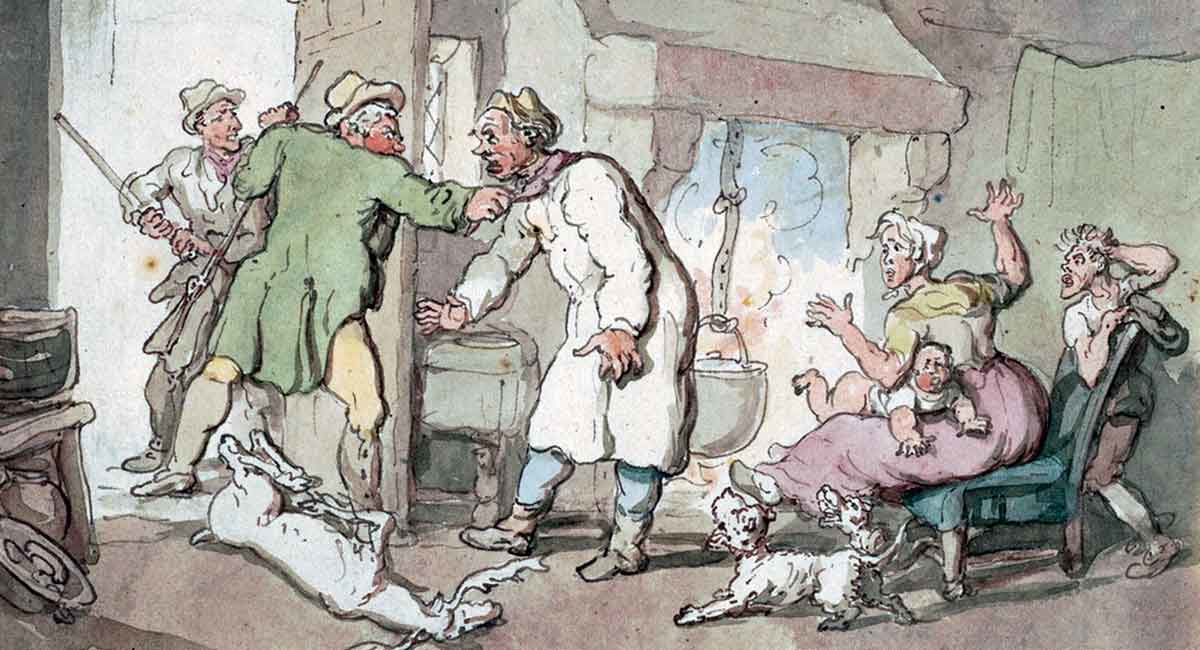 Poacher Arrested Rowlandson