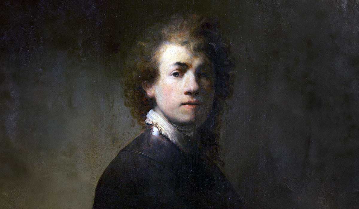 Rembrandt Self Portrait Gorget 1629
