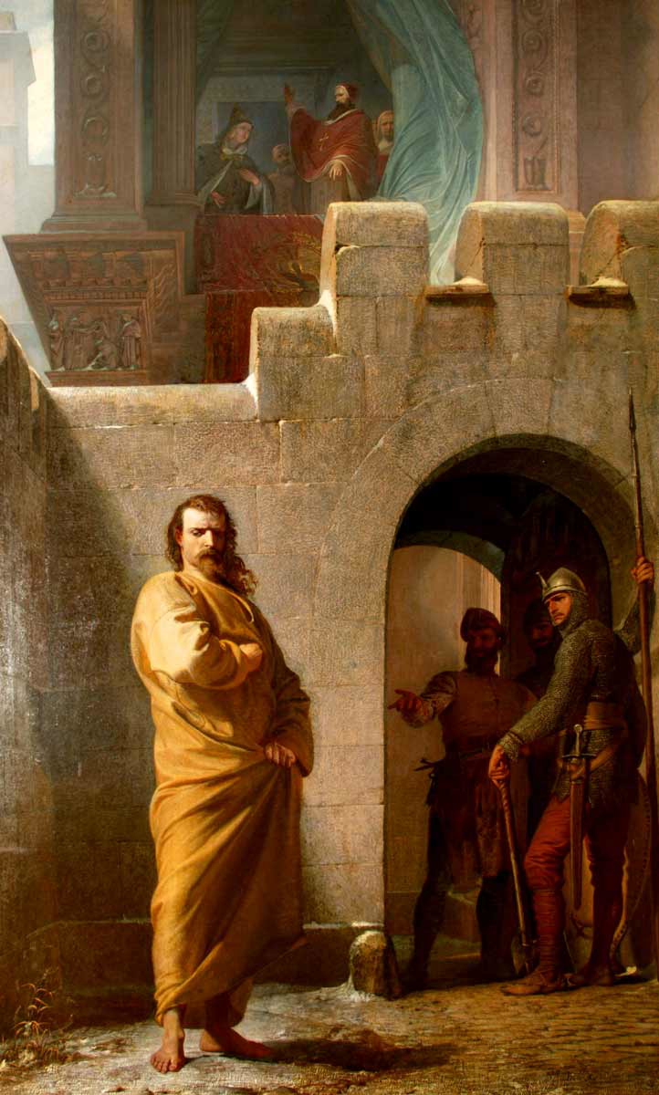 Schwoiser Heinrich vor Canossa