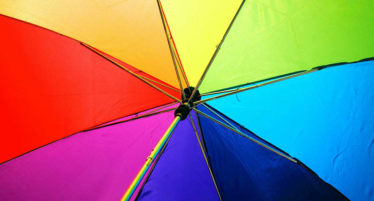 Umbrella Color Wheel