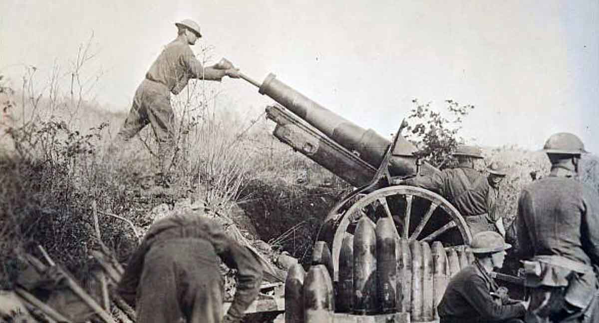 american 155mm artillery france