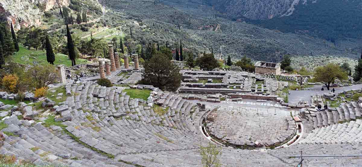 ancient theater of delphi