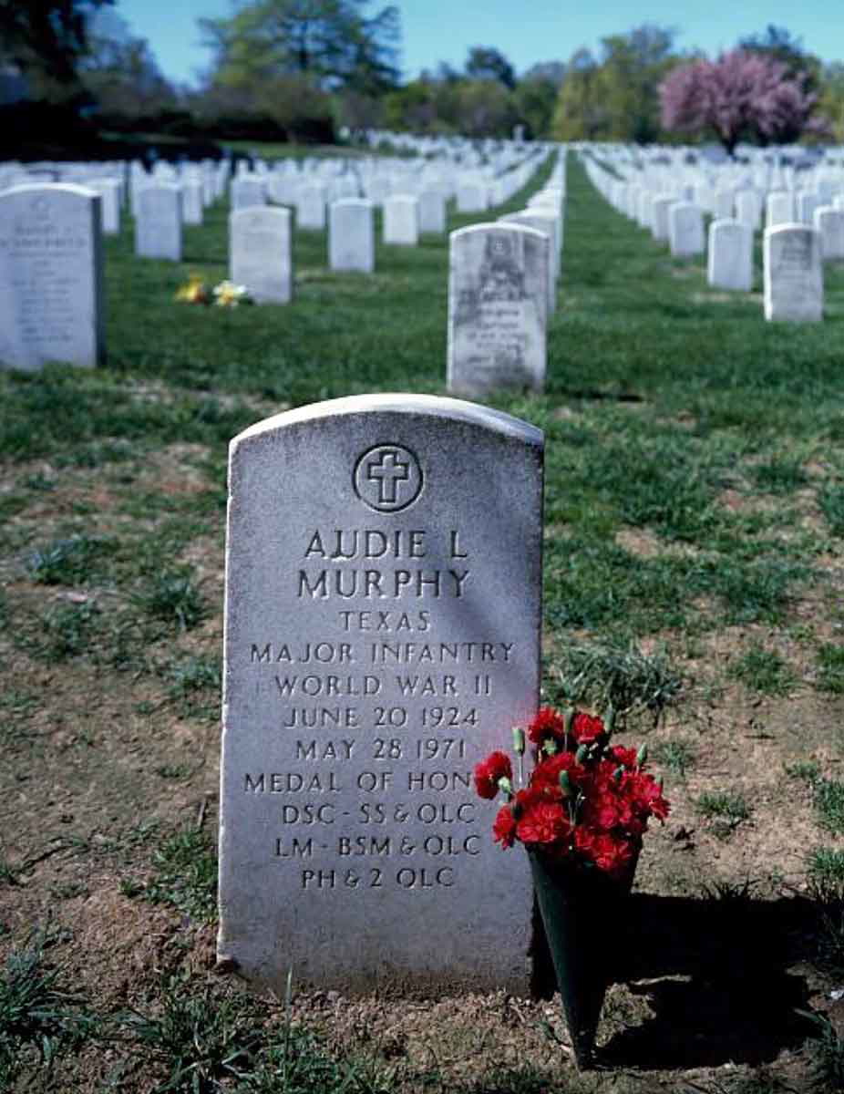 audie murphy gravestone arlington