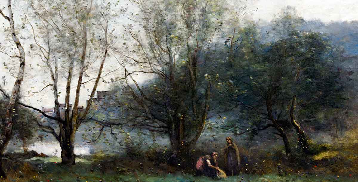 barbizon school corot ponds painting