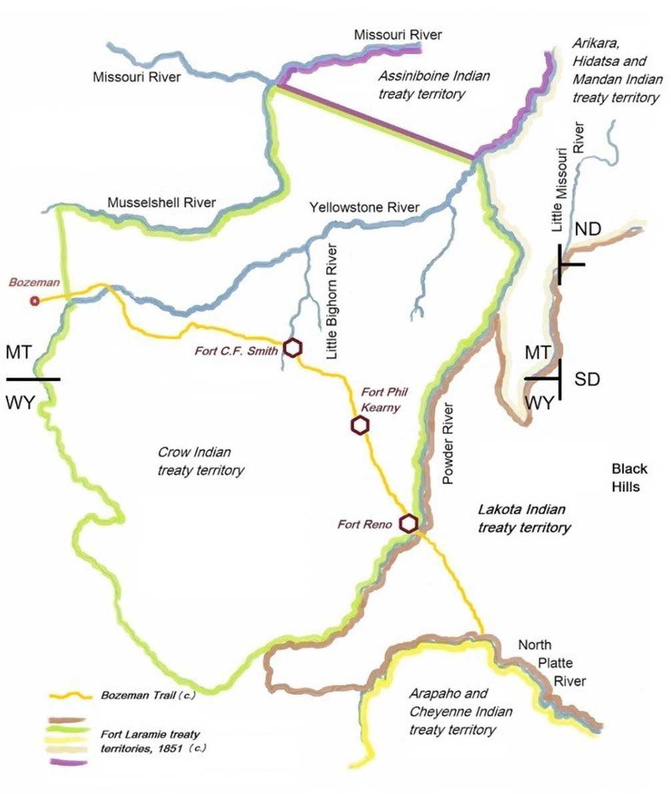 bozeman trail army forts native america