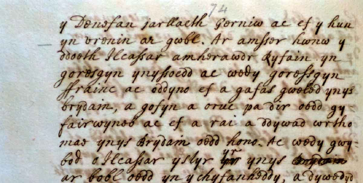 brut tysilio manuscript tenefan earl kerniw