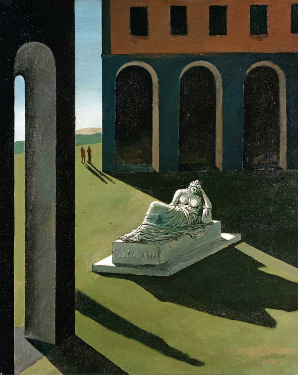 chirico melancholia painting