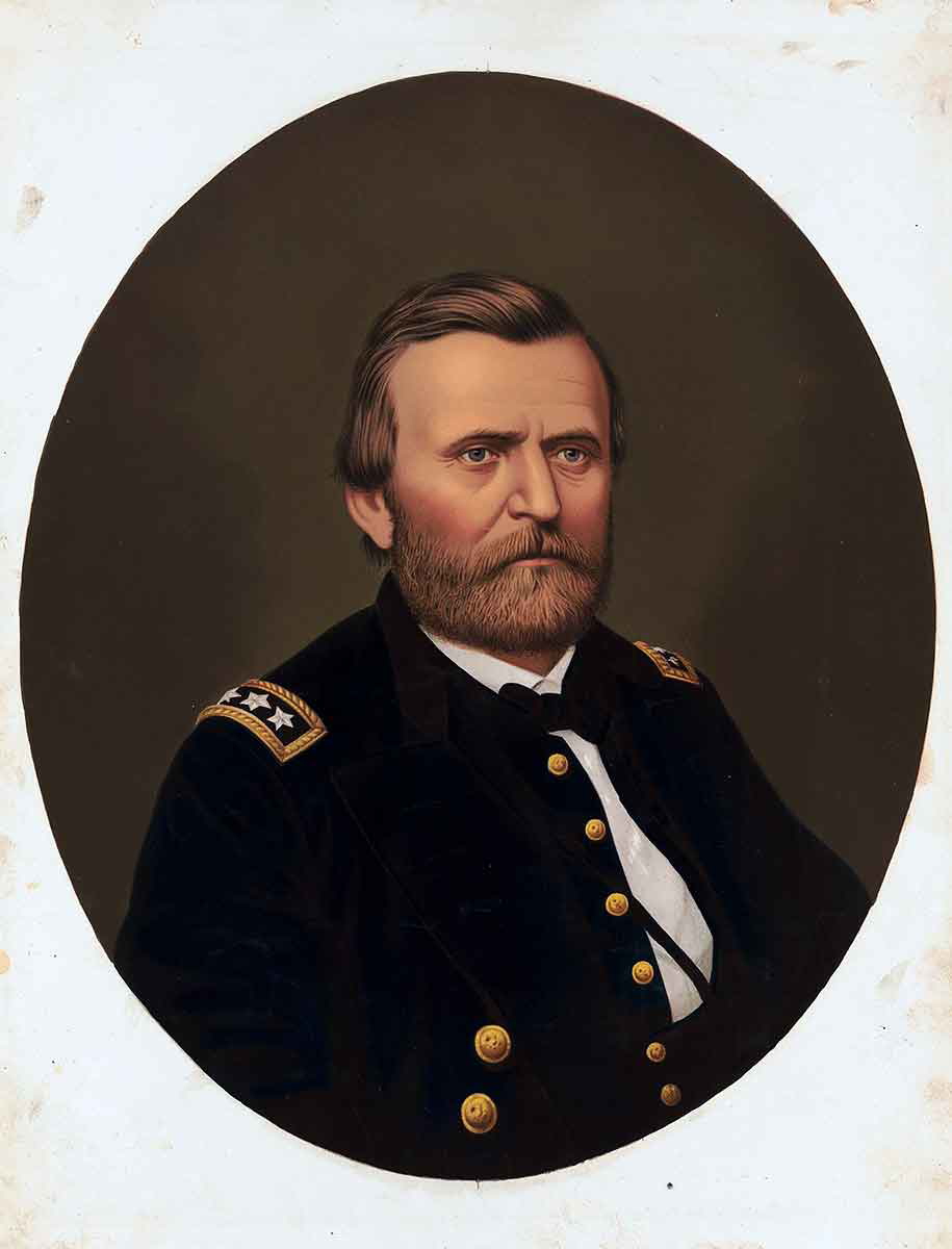 chromolithograph grant in uniform