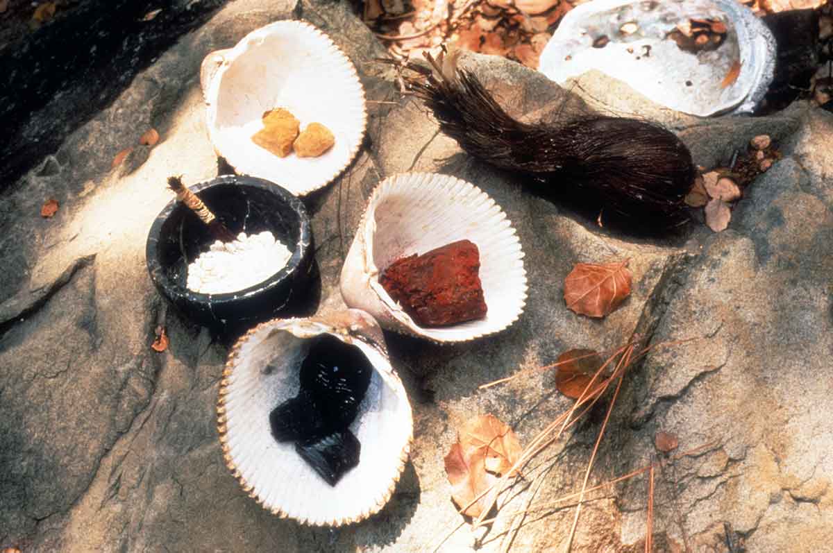 chumash paint tools