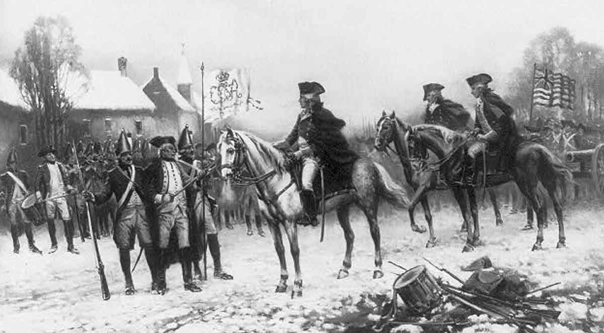 colonel rall surrenders trenton