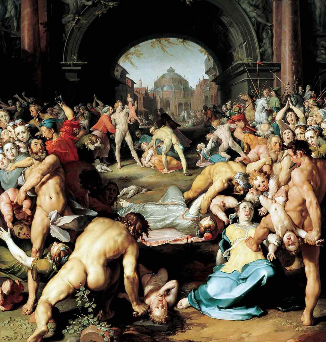 cornelis cornelisz van haarlem massacre painting