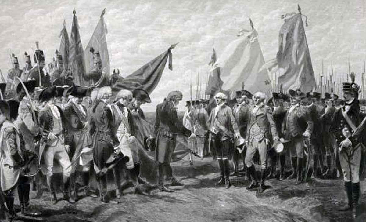 cornwallis surrenders washington yorktown