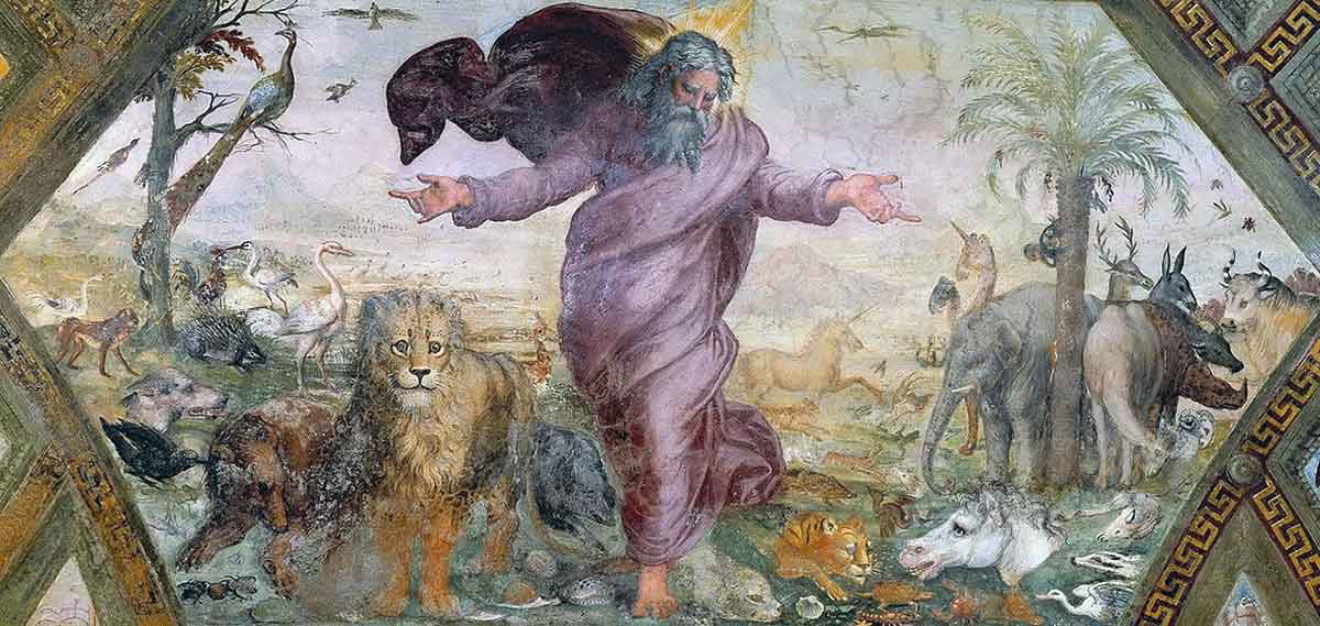 creation of animals raphael loggia