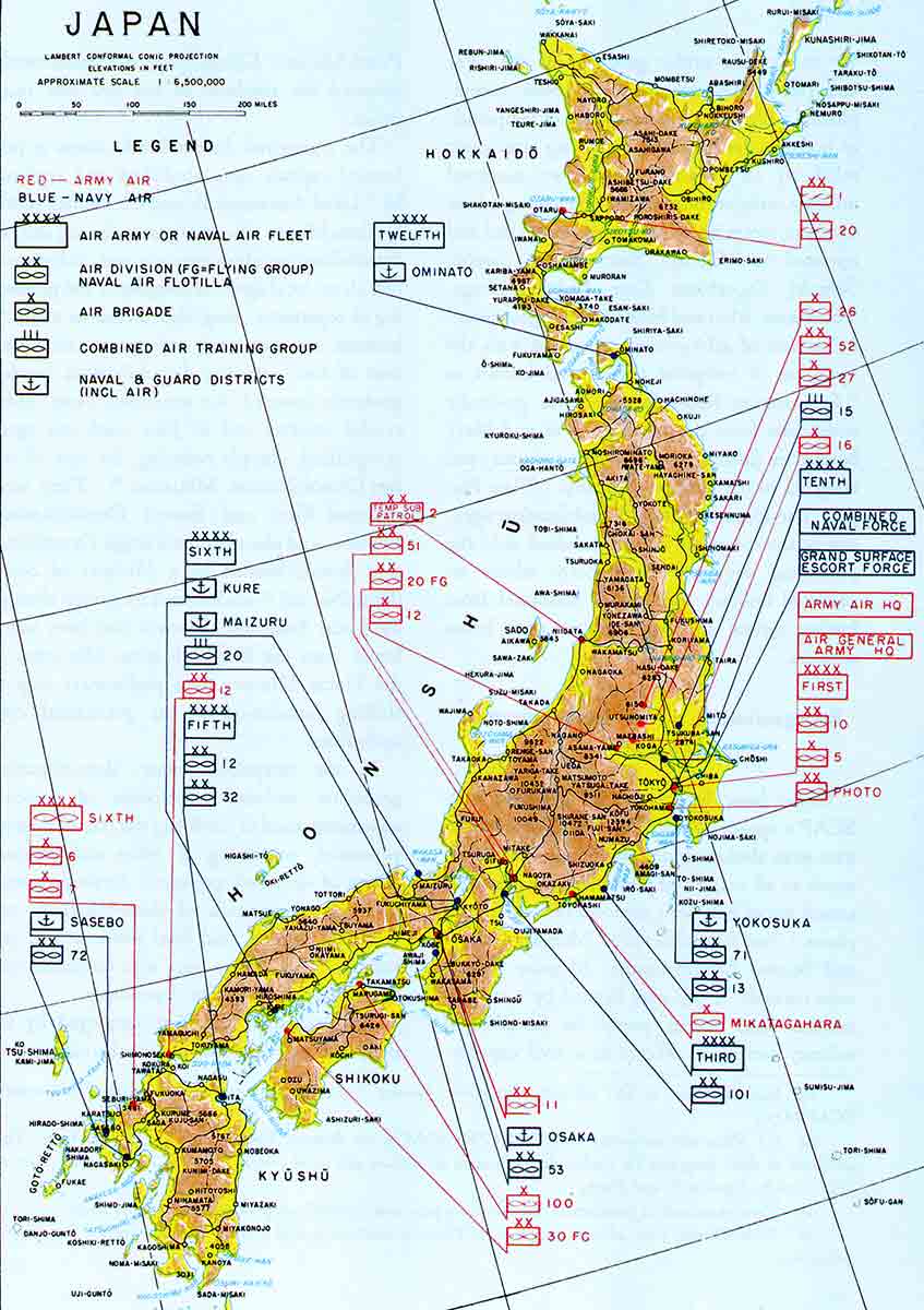 demilitarization map japan