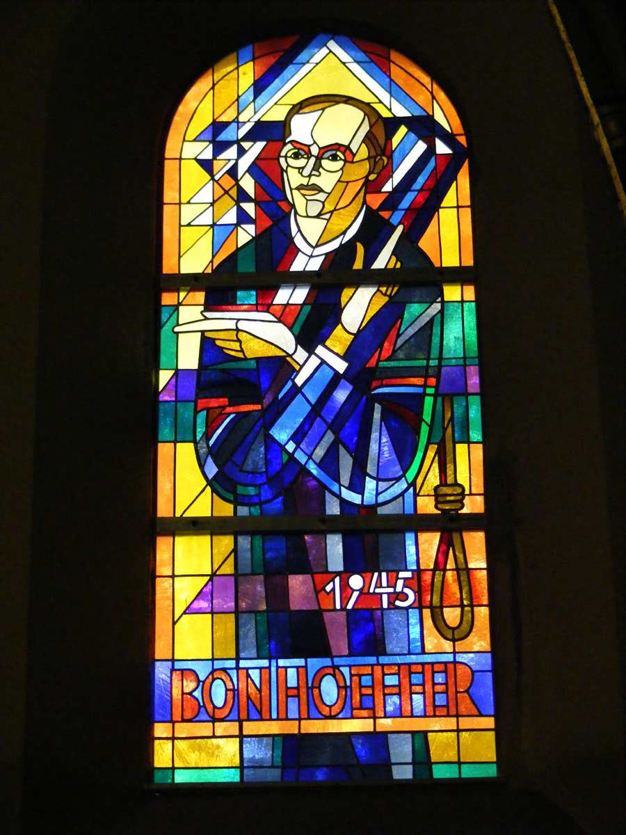 dietrich bonhoeffer stained glass baptist basilica