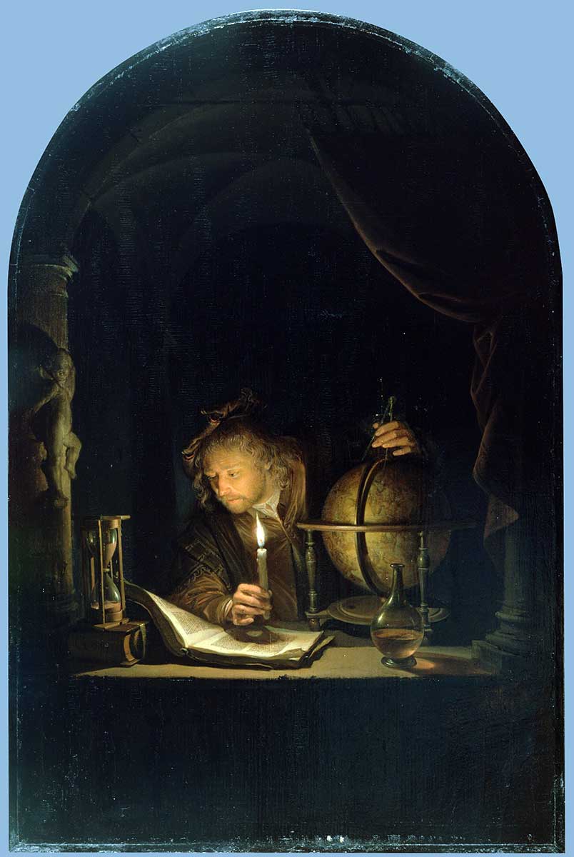 dou astronomer painting