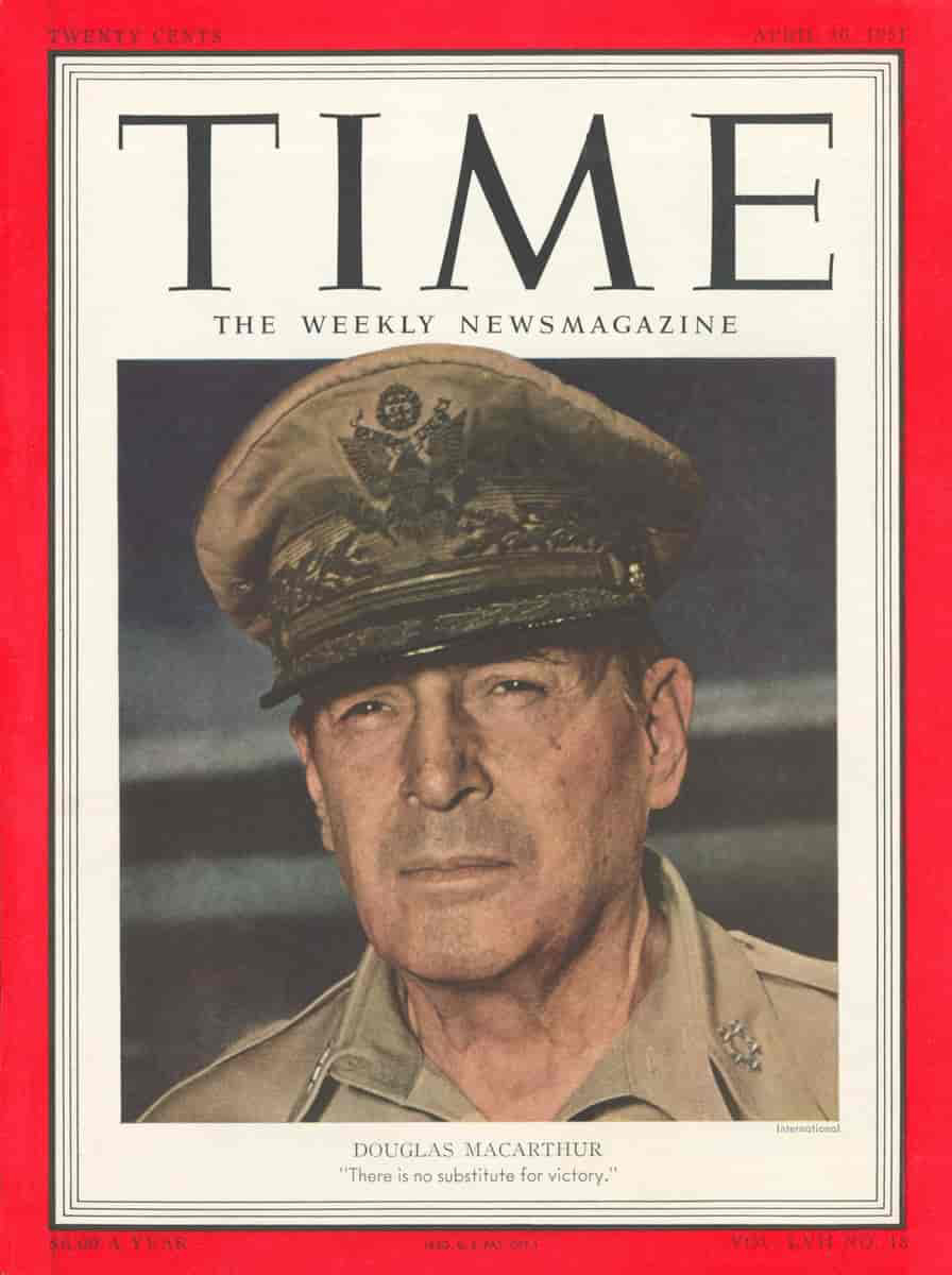 douglas macarthur time