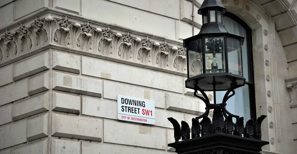 downing street sign
