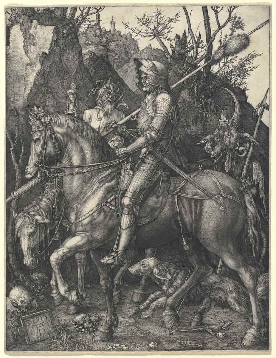 durer devil print