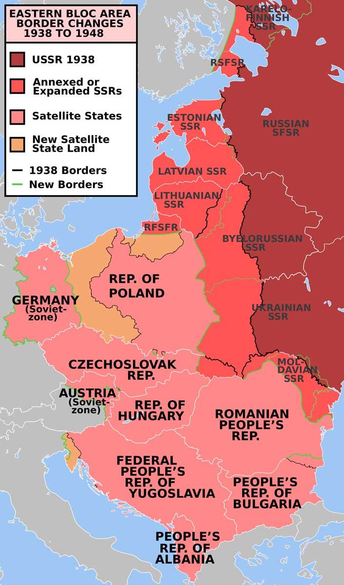 eastern bloc borders