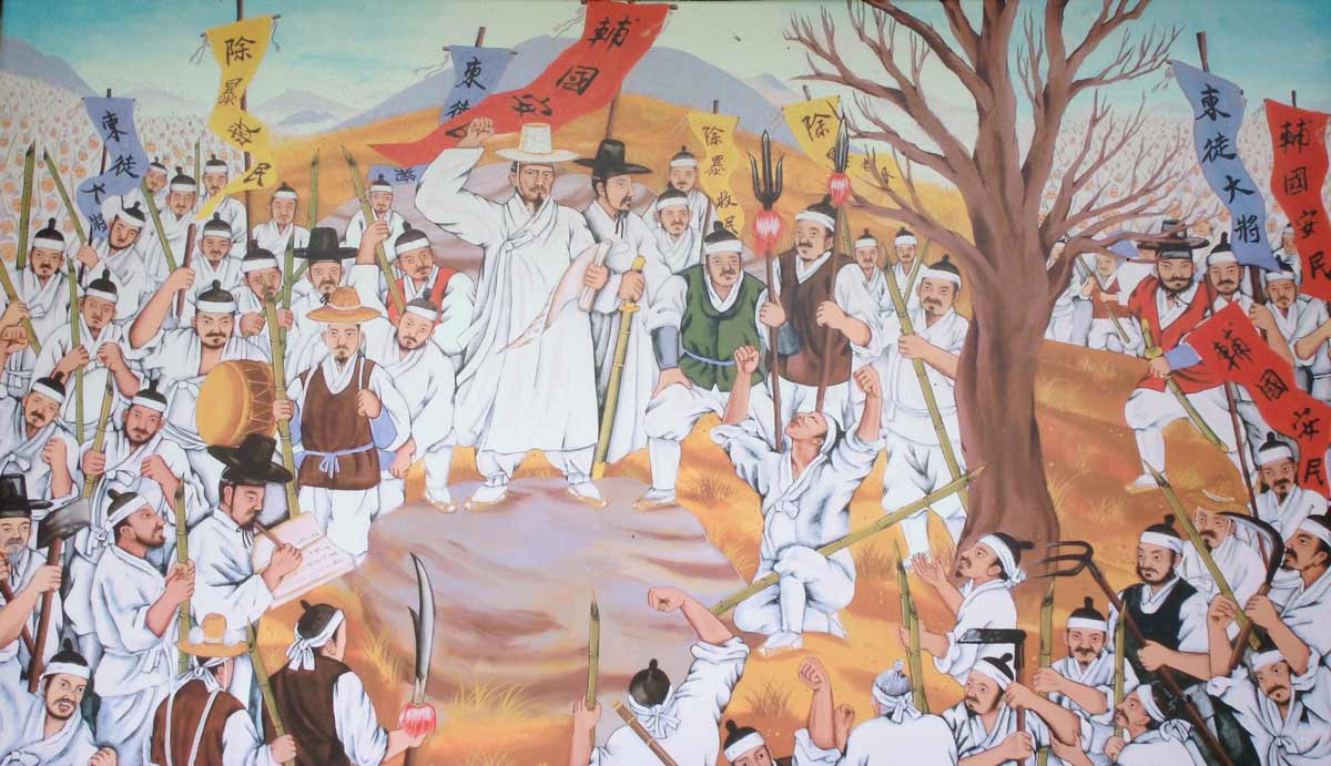 gathering peasant rebellion