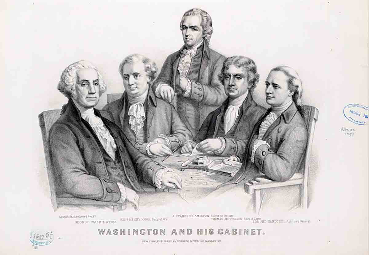 george washington cabinet