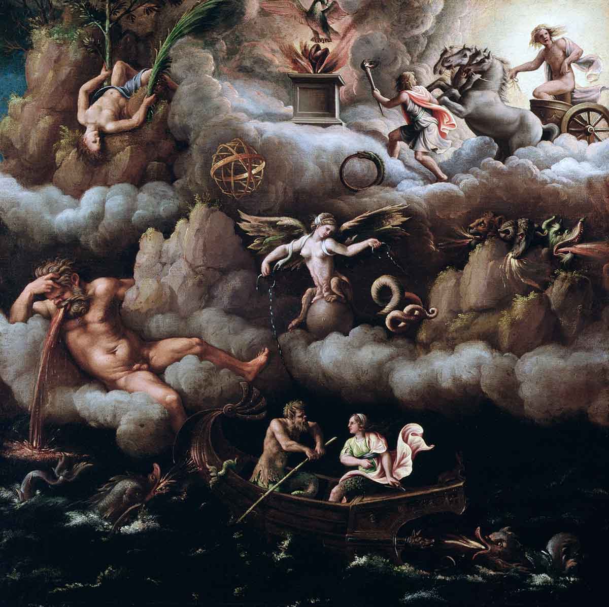 giulio romano allegory of immortality painting
