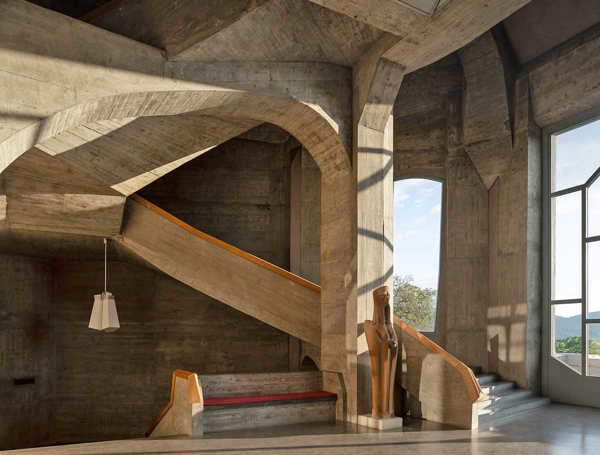 goetheanum stairs photo