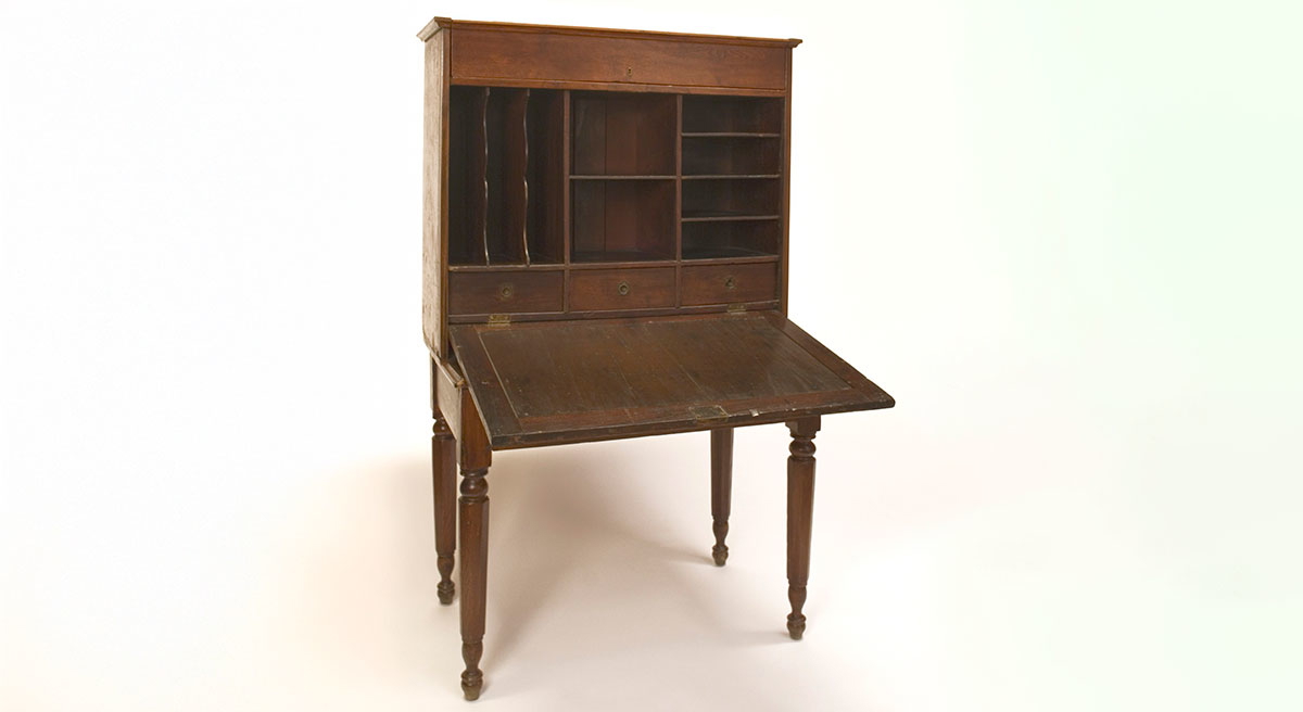 grant wooden writing desk