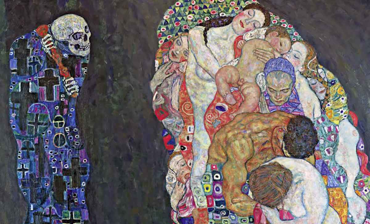 gustav klimt death and life painting