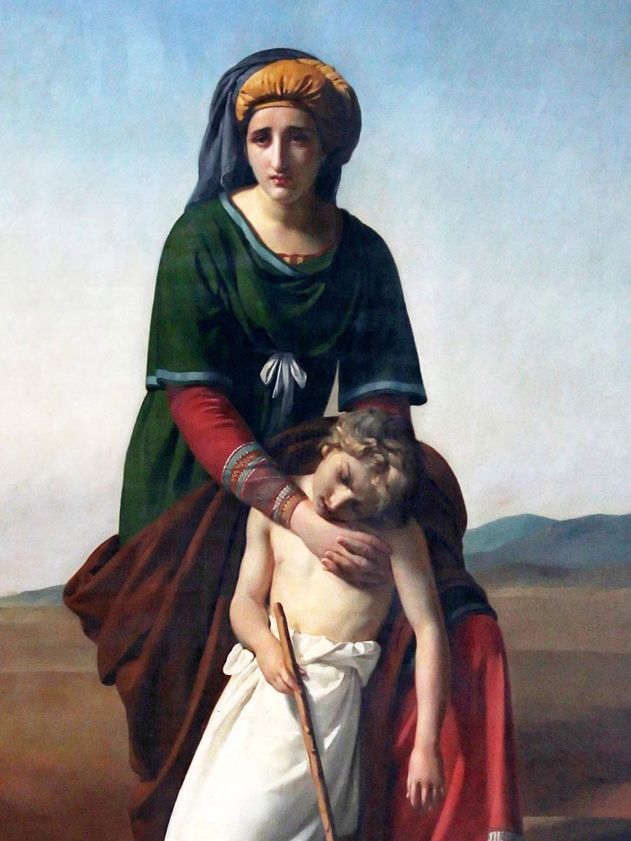 hagar and ishmael in the desert