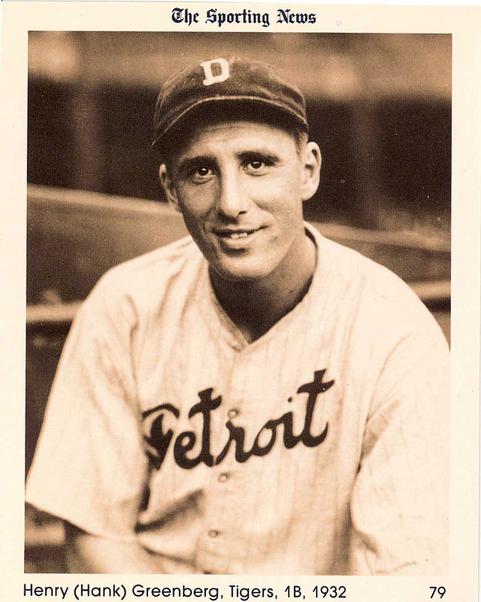 hank greenberg tigers uniform
