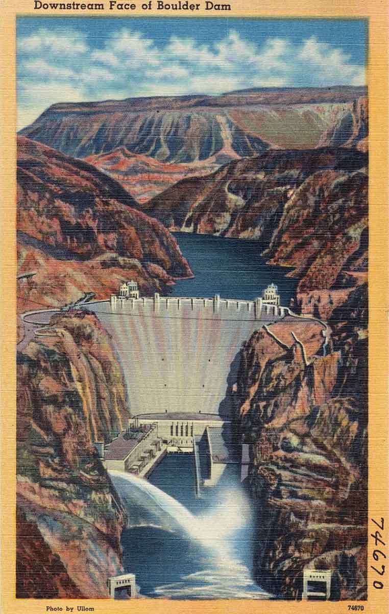 hoover dam painting