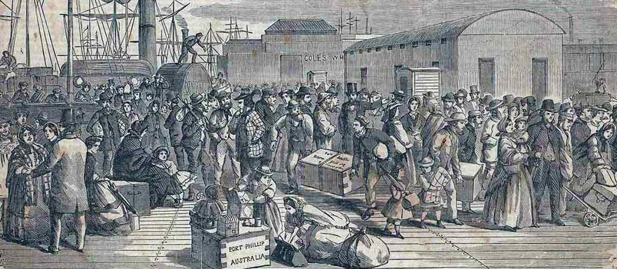 immigrants queens wharf