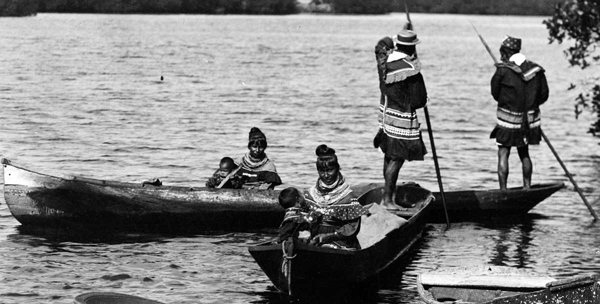 indigenous canoeing miami river
