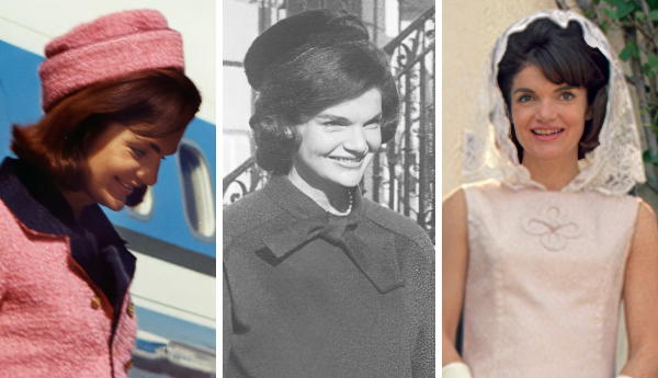 jackie kennedy in three vintage outfits