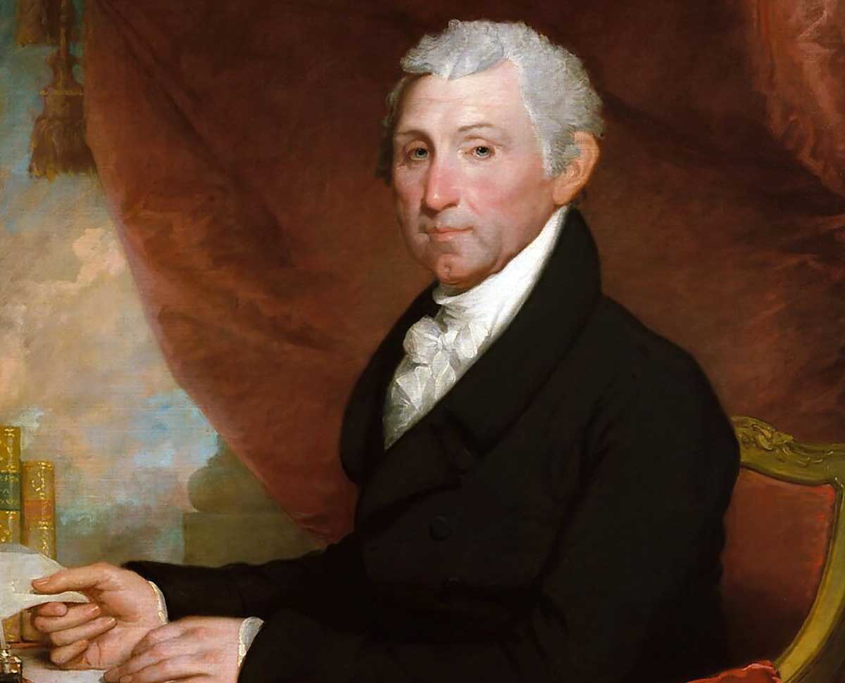 james monroe portrait gilbert stuart