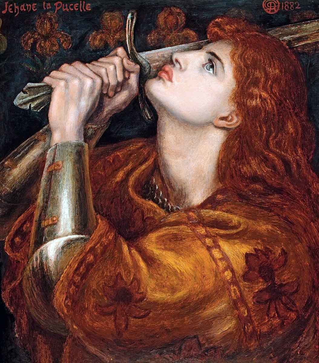 joan of arc dante gabriel rossetti