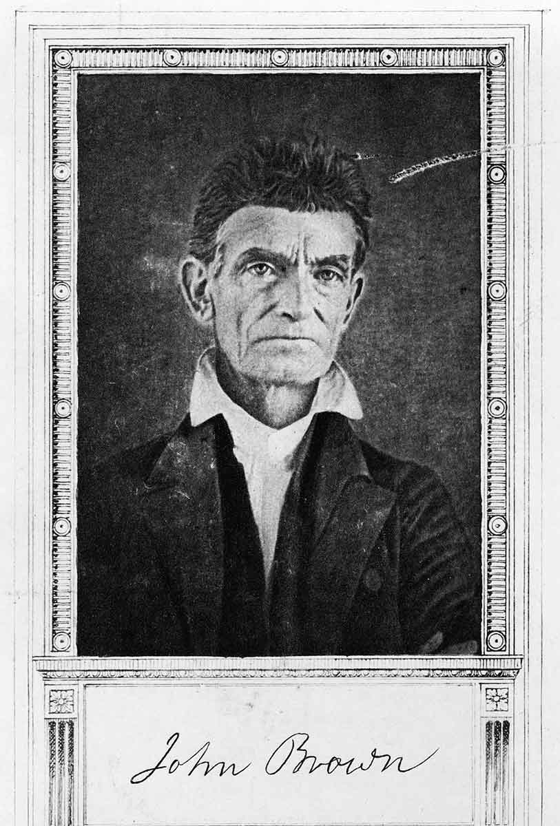 john brown framed portrait