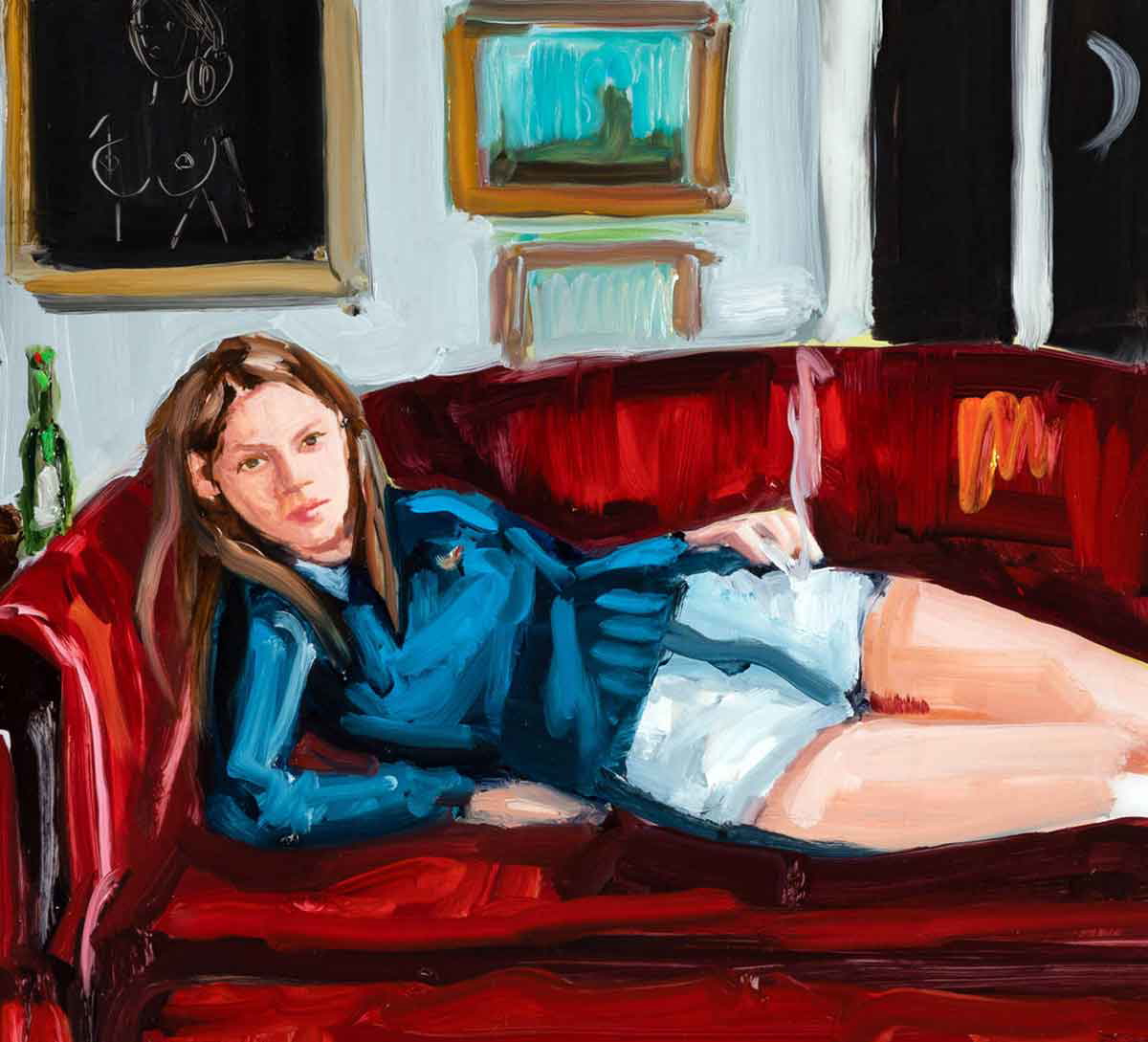 katryn lyons bad babysitter painting