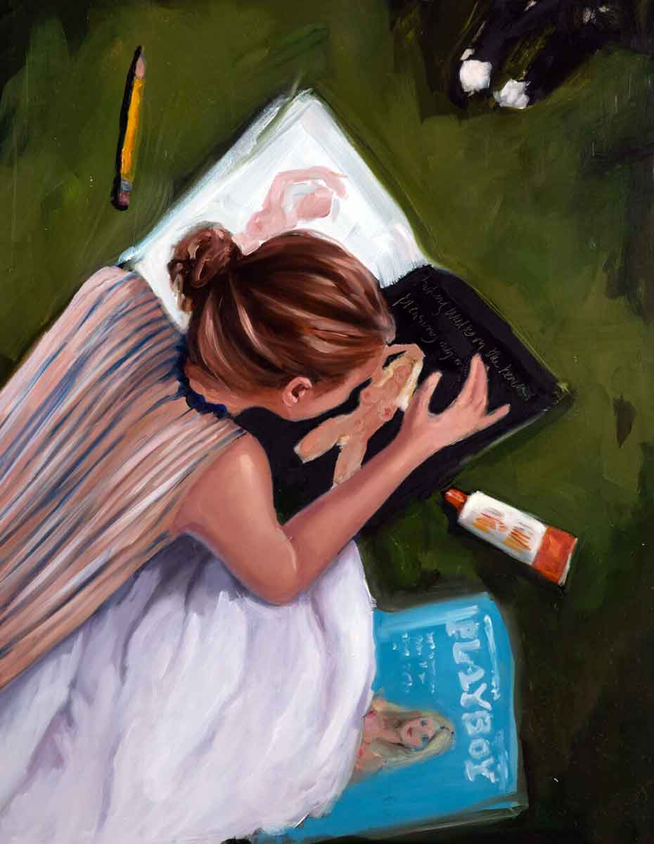katryn lyons dads playboy painting